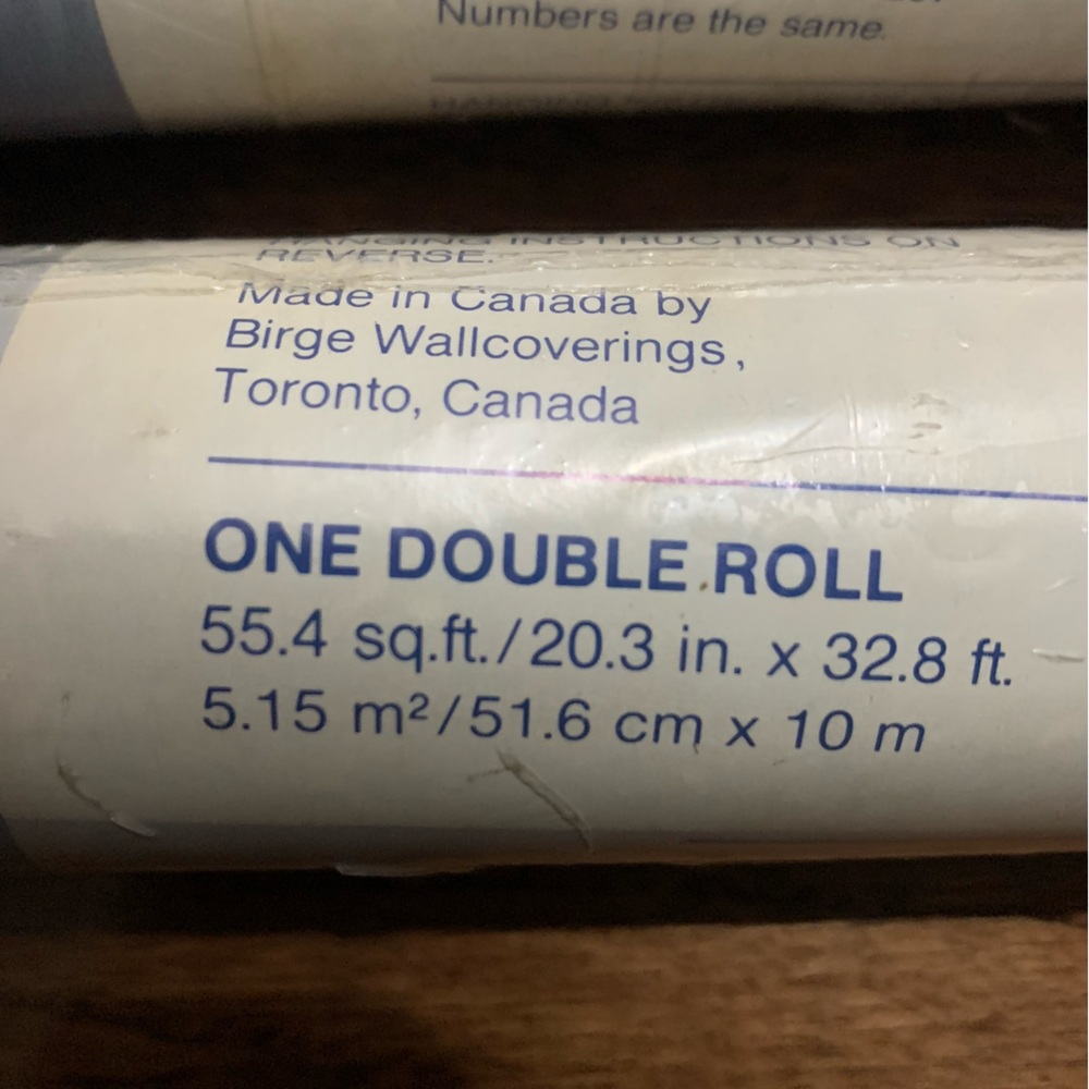 Vintage Birge Wallpaper Lot of 4 double rolls - Picture 4 of 9